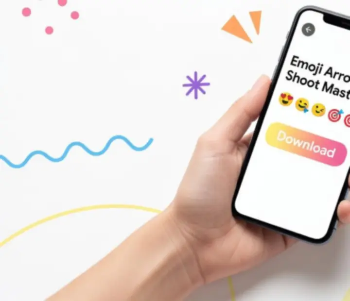Aperçu mobile de la page de téléchargement sur Google Play pour Emoji Arrow Shoot Master